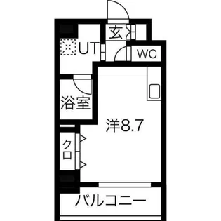 プリモディーネ福島【3階】の間取り