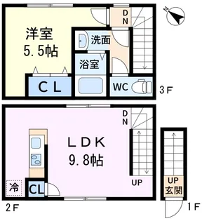 サザンロード新小岩IIの間取り