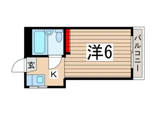 ヒロセハイツ【1階】の間取り