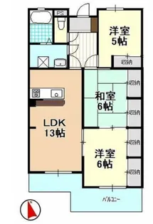 メゾンフロントーサ【3階】の間取り