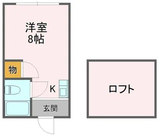 サンサーラ籠上【2階】の間取り