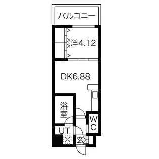 Choei65 プレジオ中津【6階】の間取り