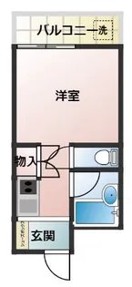 ノーブル中原【1階】の間取り