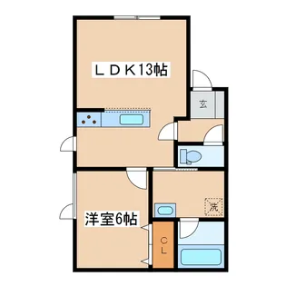 Highland(ハイランド)【1階】の間取り