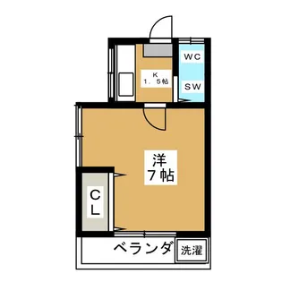 ハウス篠置【3階】の間取り