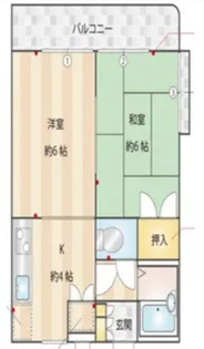 ロンドンヴィレッジ【1階】の間取り