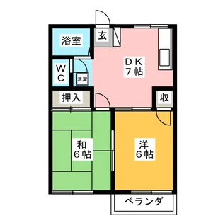 メゾン浅野B【2階】の間取り