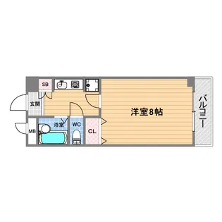 エスタシオン甲子園口【1階】の間取り
