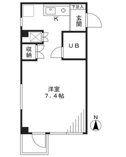 フローリエ細山II【2階】の間取り