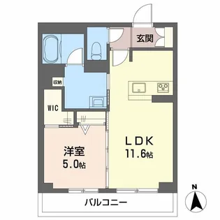 セントフルリール【2階】の間取り