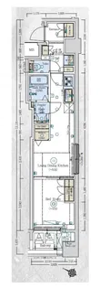 GENOVIA阪東橋IIskygarden【5階】の間取り