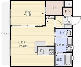 ル・リヴェール【2階】の間取り