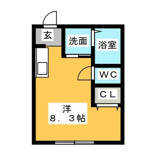 LeGioie岩倉駅【1階】の間取り
