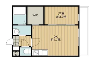KAIN ROOMS HIRATA【5階】の間取り