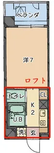 トーマスmeimo【7階】の間取り