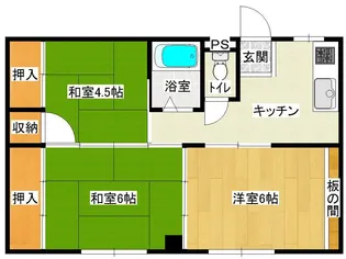 フィールファイン酒田B【2階】の間取り