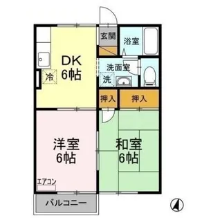エスペランサ C【2階】の間取り