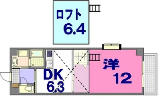 アヴェニール荒神【2階】の間取り
