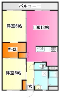 Juliette hill【2階】の間取り