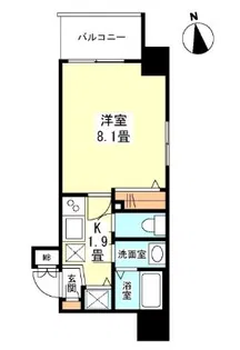 ガーラプレイス新宿御苑【15階】の間取り