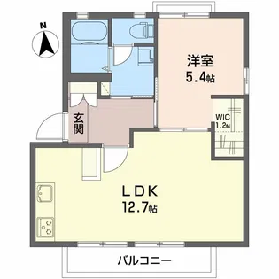 コンフォートK【2階】の間取り