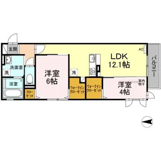 パドレ ヴィヴィ【2階】の間取り