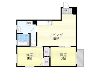 木下第一マンション【3階】の間取り