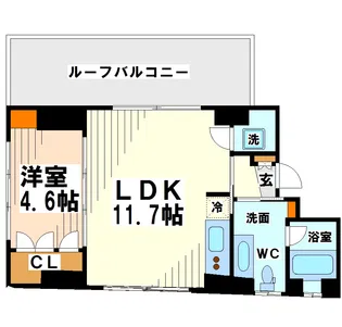 ラ・カルマ 当店専任物件【5階】の間取り