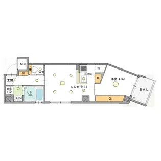 リエット元町【3階】の間取り