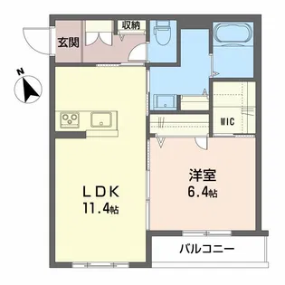 ベレオ プルミエ【3階】の間取り