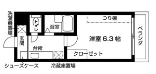 ラフィーネ宮本【1階】の間取り