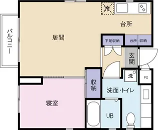 エスペイス池袋イースト【1階】の間取り