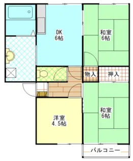 3DKの間取り画像