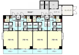グレースコート【1階】の間取り