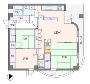 ユニックスウチダ【3階】の間取り