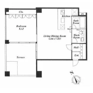 Qiz広尾【5階】の間取り