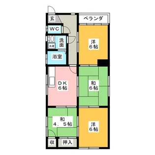 小山マンション【2階】の間取り