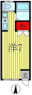 コーポエクセル【1階】の間取り