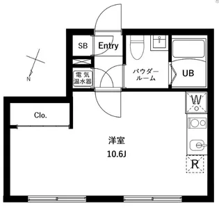 アーバンパーク下北沢【1階】の間取り