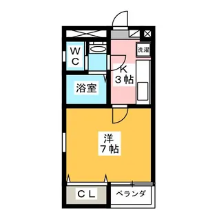 ヴィラコンテッサ伝馬町【1階】の間取り