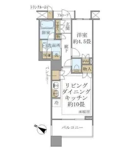 Brillia Mare 有明TOWER&GARDEN【28階】の間取り