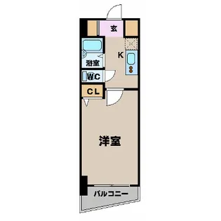 スカイコート渋谷初台【6階】の間取り