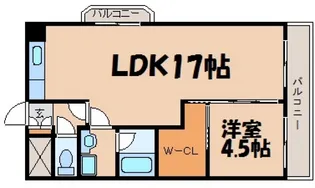 日宝ポニクレール府中【4階】の間取り