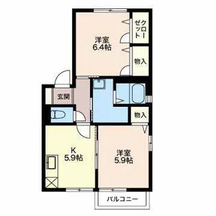 フォーレス 神林【2階】の間取り