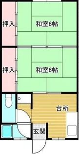 神田町コーポ【2階】の間取り