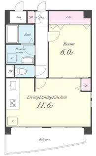 埼玉県蕨市錦町3【マンション】の間取り