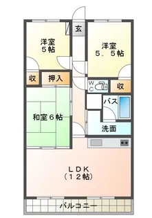 エステート1【7階】の間取り