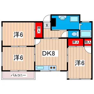 ステイツビル【4階】の間取り