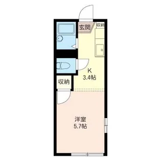 ノール・むらた【1階】の間取り