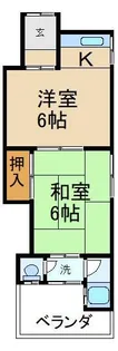 藤澤文化【1階】の間取り